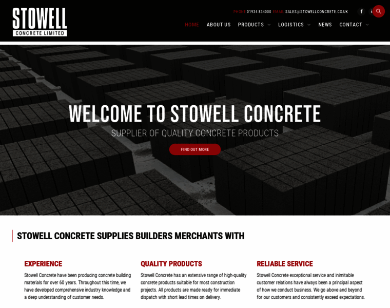 Stowellconcrete.co.uk thumbnail