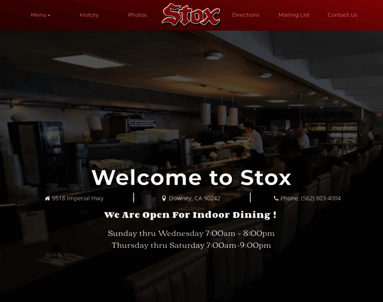 Stoxrestaurant.com thumbnail