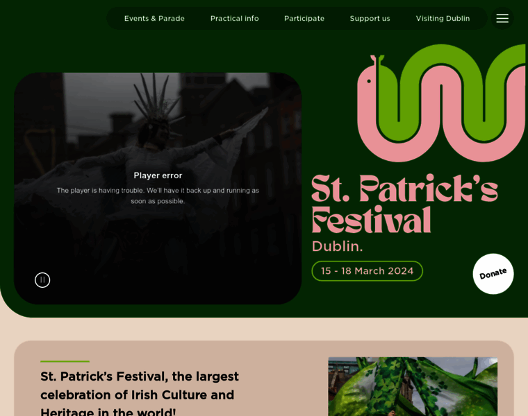 Stpatricksfestival.ie thumbnail