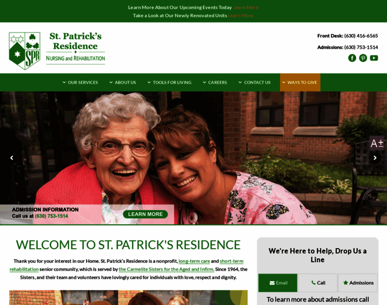 Stpatricksresidence.org thumbnail