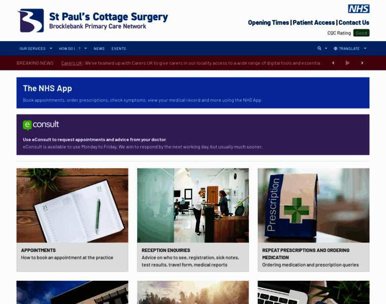 Stpaulscottage-surgery.co.uk thumbnail