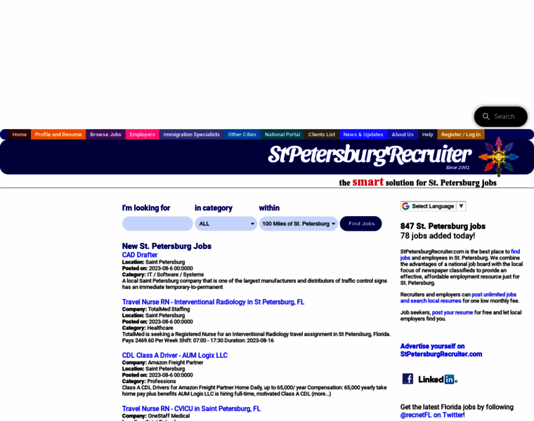 Stpetersburgrecruiter.com thumbnail