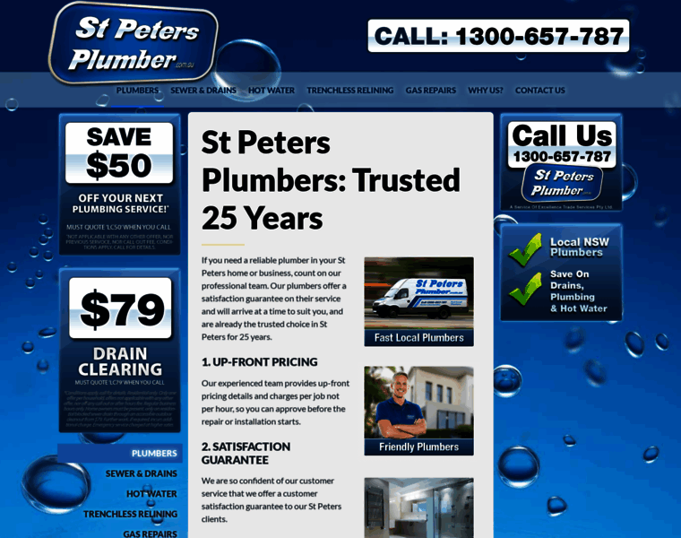 Stpetersplumber.com.au thumbnail