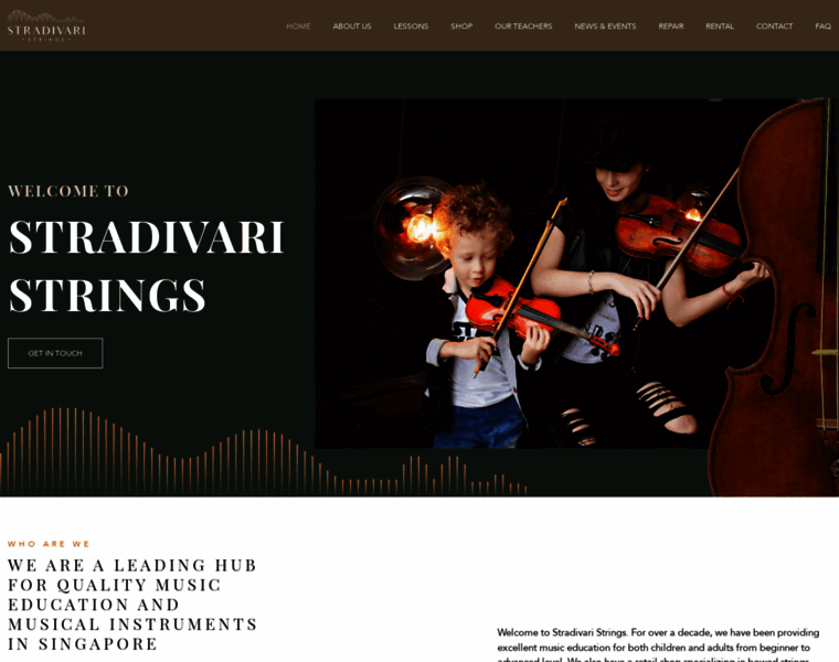 Stradivaristrings.com thumbnail