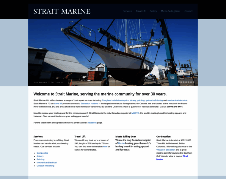 Straitmarine.com thumbnail