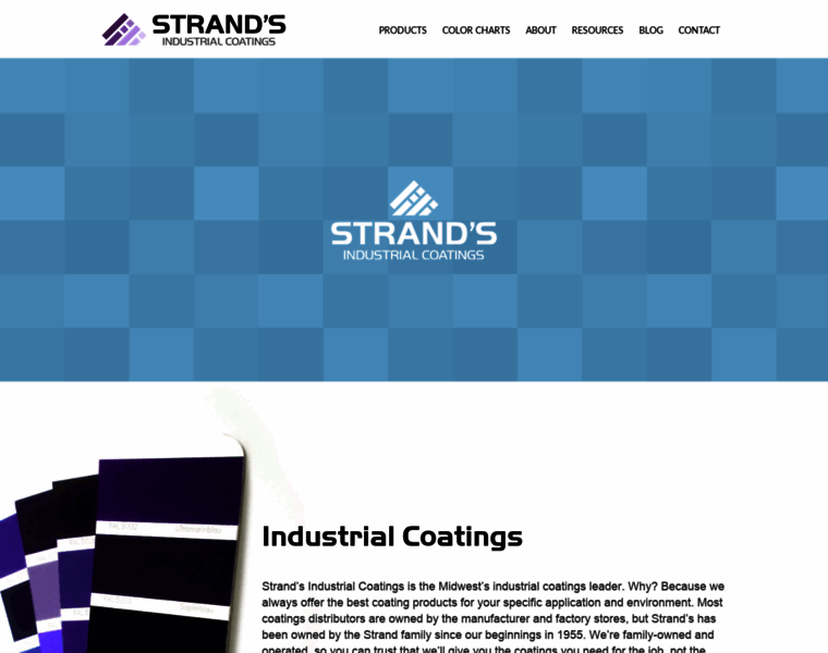 Strandsindustrialcoatings.com thumbnail