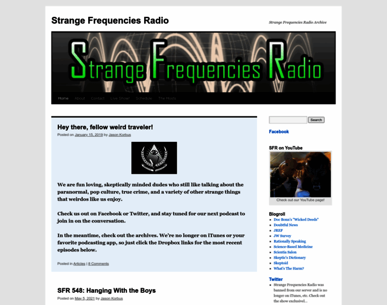 Strangefrequenciesradio.wordpress.com thumbnail