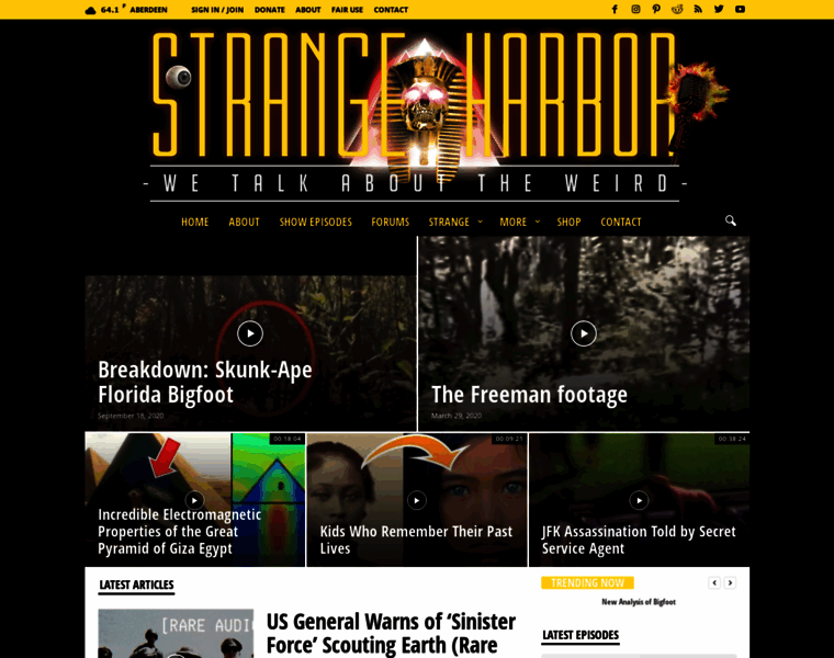 Strangeharbor.net thumbnail