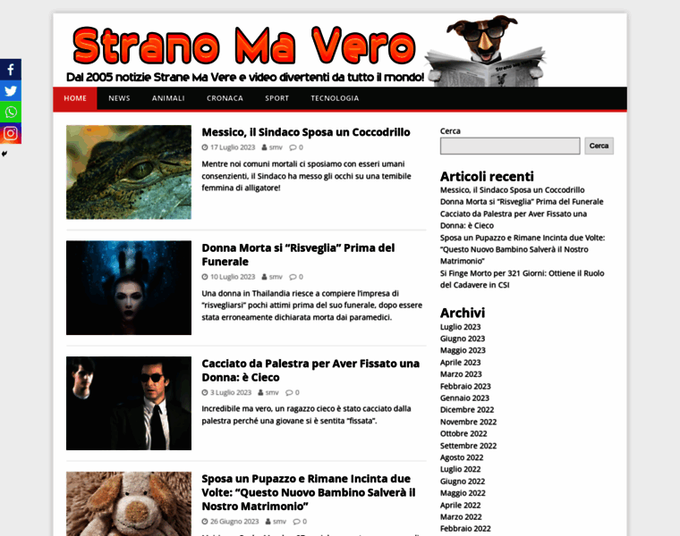 Stranomavero.info thumbnail