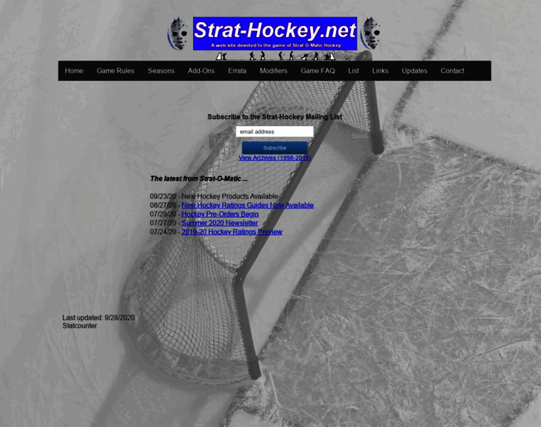 Strat-hockey.net thumbnail