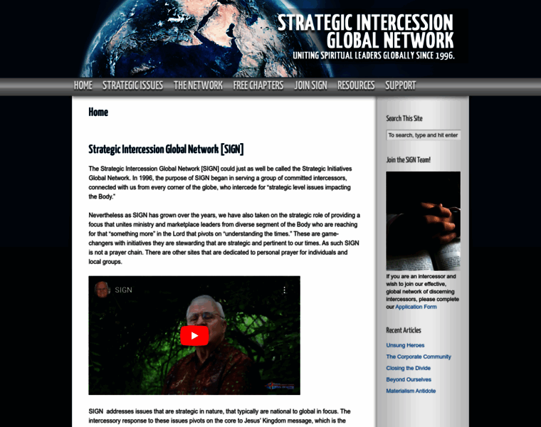Strategicintercession.org thumbnail