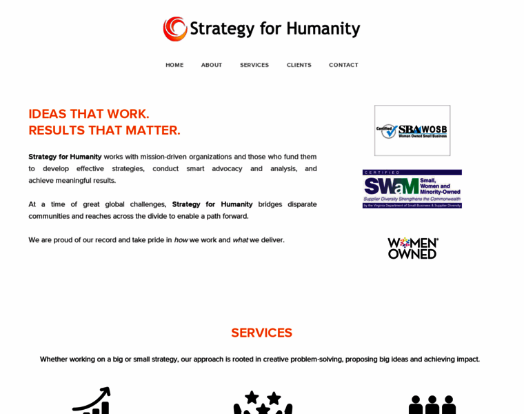 Strategyforhumanity.org thumbnail