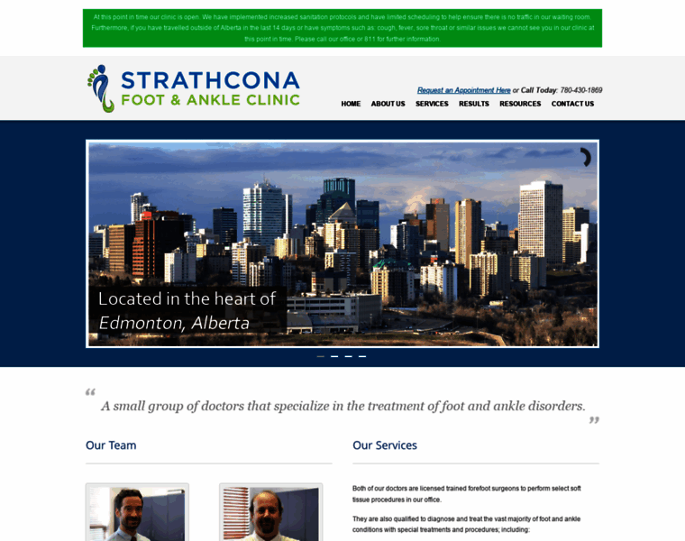 Strathconafootandankleclinic.com thumbnail