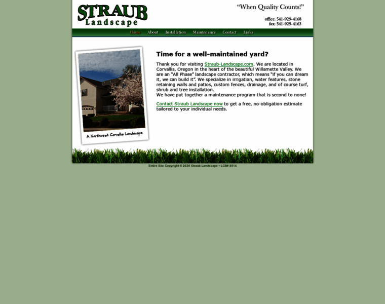 Straub-landscape.com thumbnail