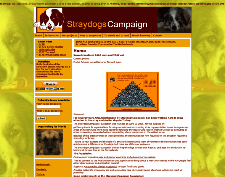 Straydogscampaign.com thumbnail