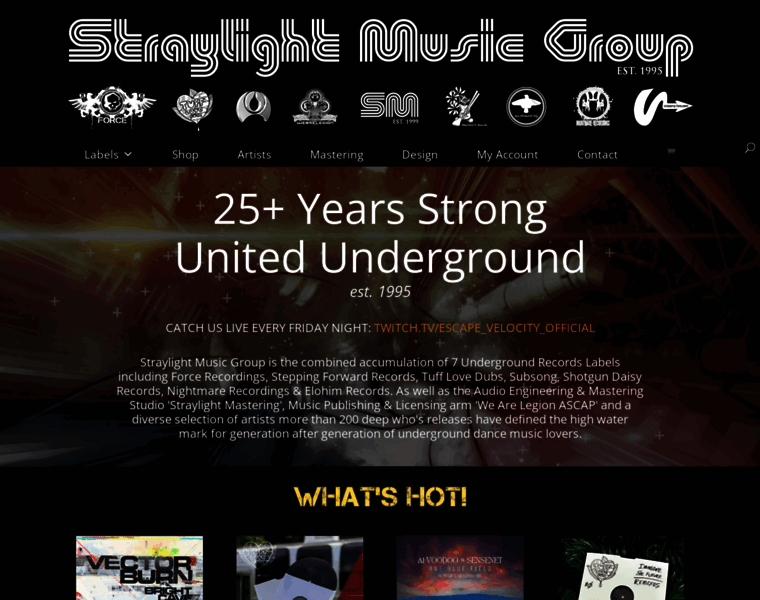 Straylightmusicgroup.com thumbnail