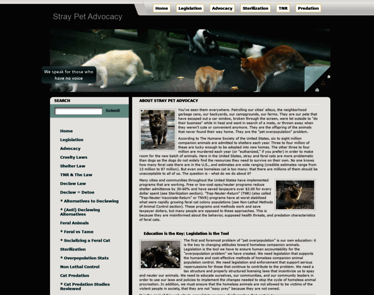 Straypetadvocacy.org thumbnail Straypetadvocacy.org thumbnail