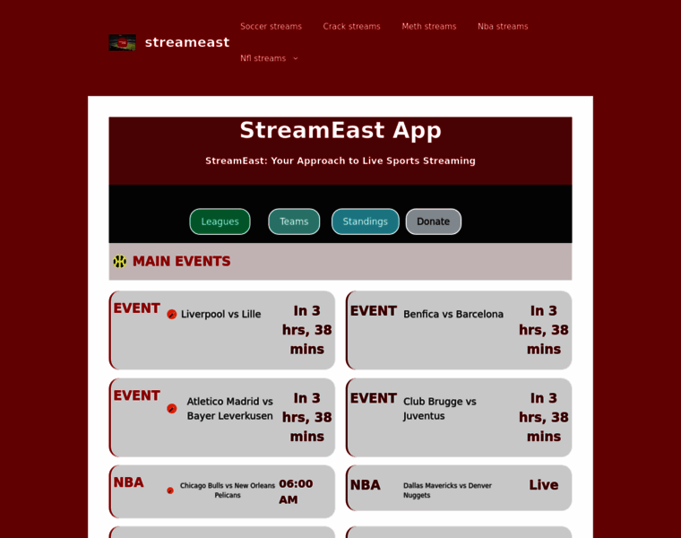 Streameast.cam thumbnail
