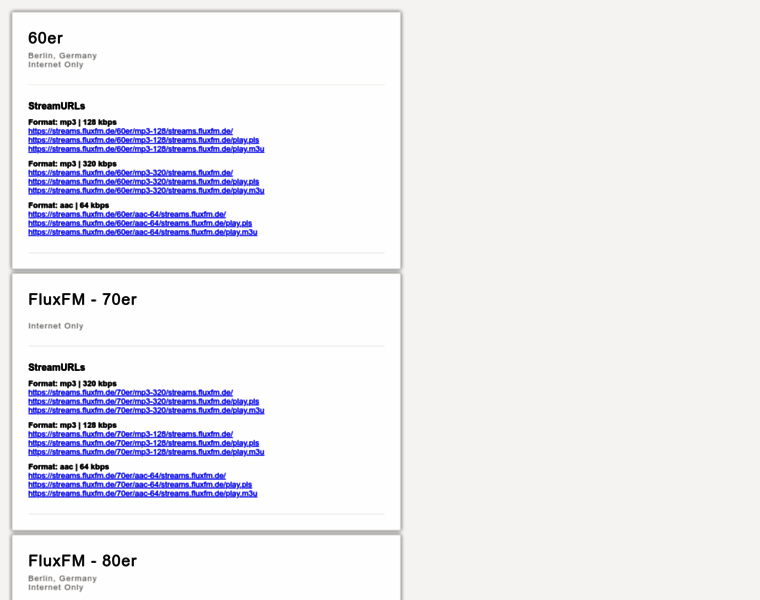 Streams.fluxfm.de thumbnail