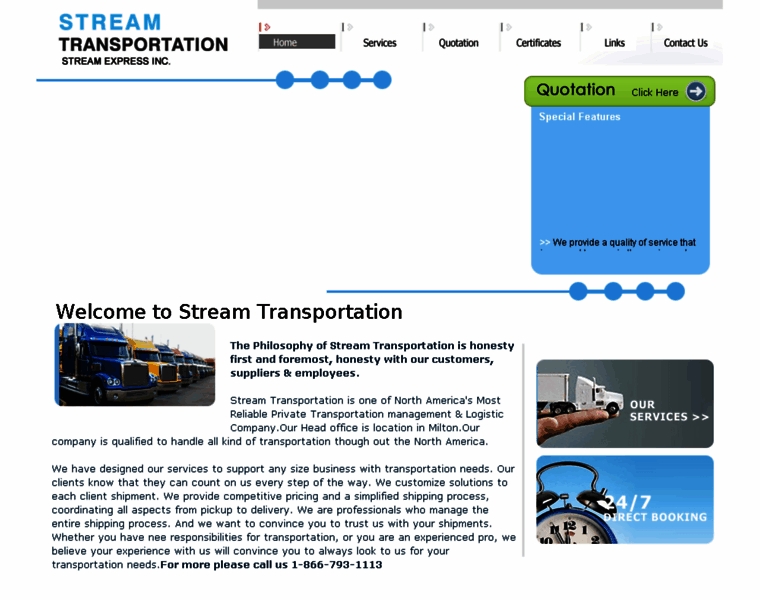 Streamtransportation.com thumbnail