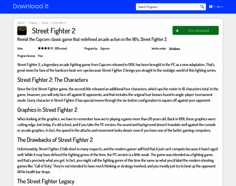 Street-fighter-2.jaleco.com thumbnail