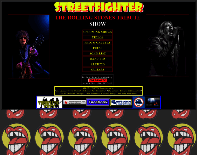 Streetfighterstonesband.com thumbnail
