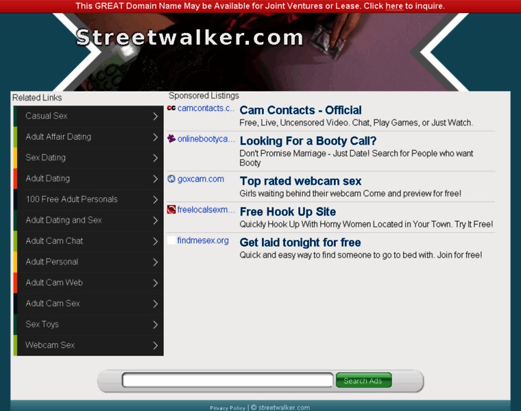 Streetwalker.com thumbnail