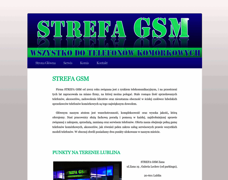 Strefagsm.com.pl thumbnail