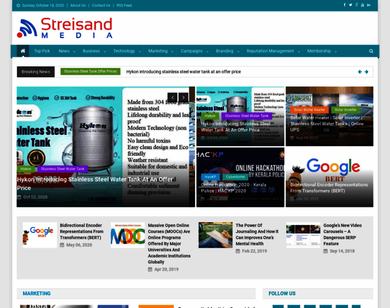 Streisandmedia.com thumbnail