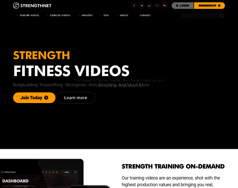 Strengthnet.com thumbnail