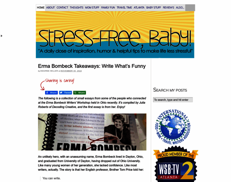 Stressfreebaby.com thumbnail
