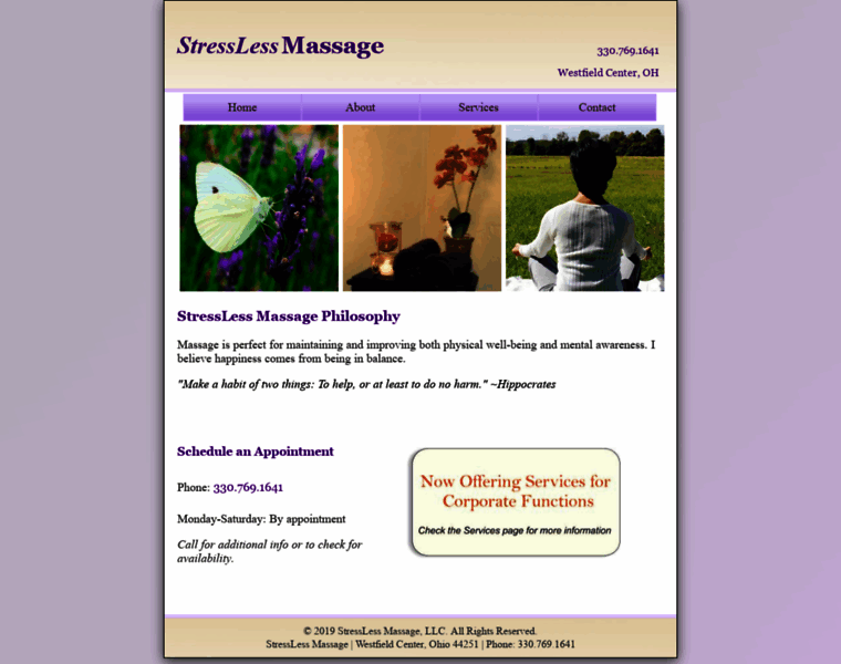 Stresslessmassage.net thumbnail