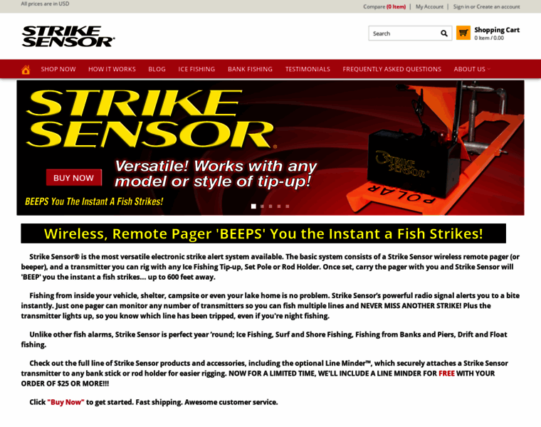 Strikesensor.com thumbnail