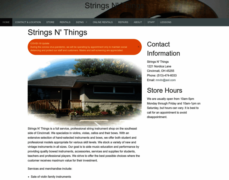 Stringsnthingsviolinshop.com thumbnail