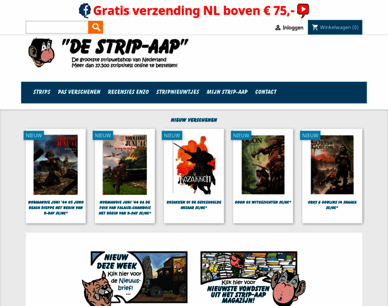 Stripaap.nl thumbnail