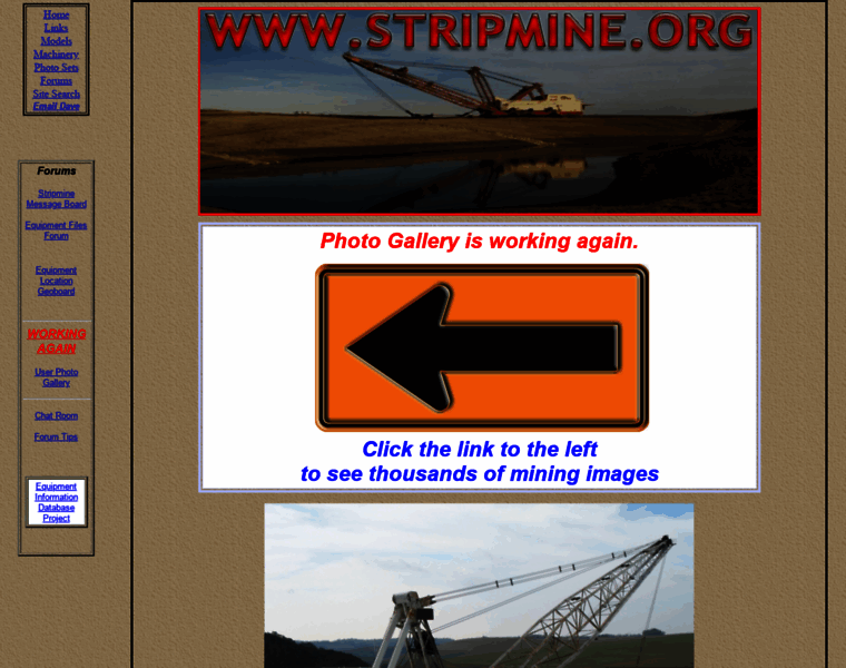 Stripmine.org thumbnail
