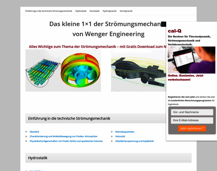 Stroemung-berechnen.de thumbnail