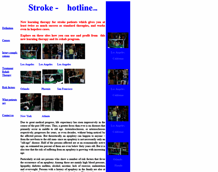 Stroke-hotline.com thumbnail