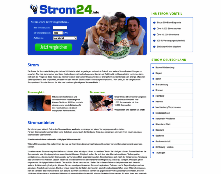 Strom24.info thumbnail