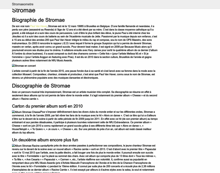 Stromaeometre.fr thumbnail