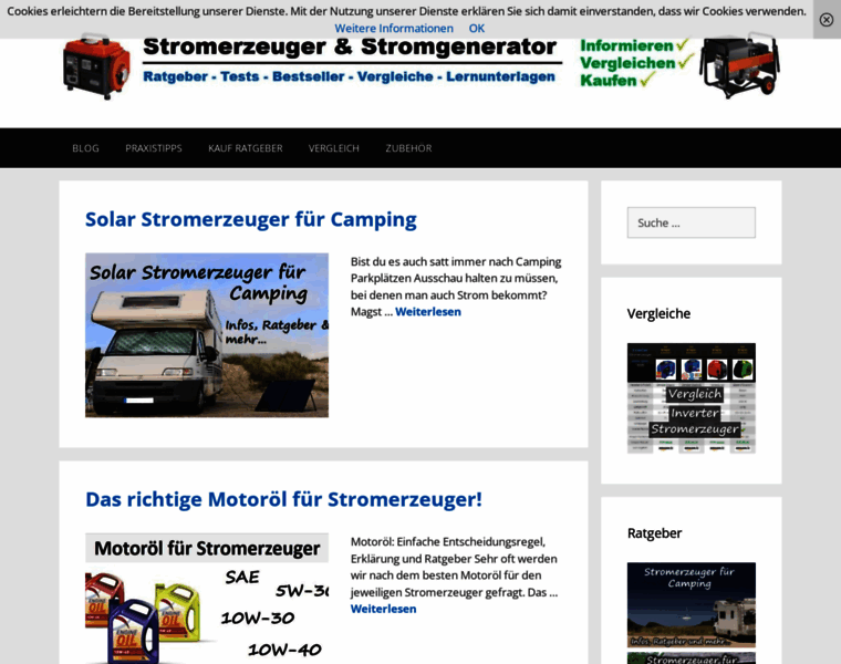 Stromerzeuger-stromgenerator.de thumbnail