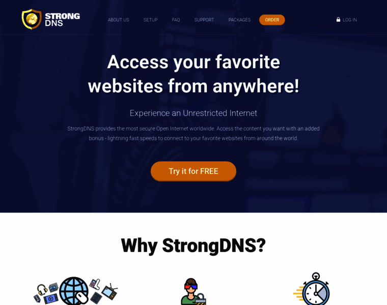 Strongdns.com thumbnail