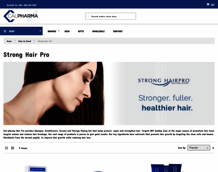 Stronghairpro.com thumbnail
