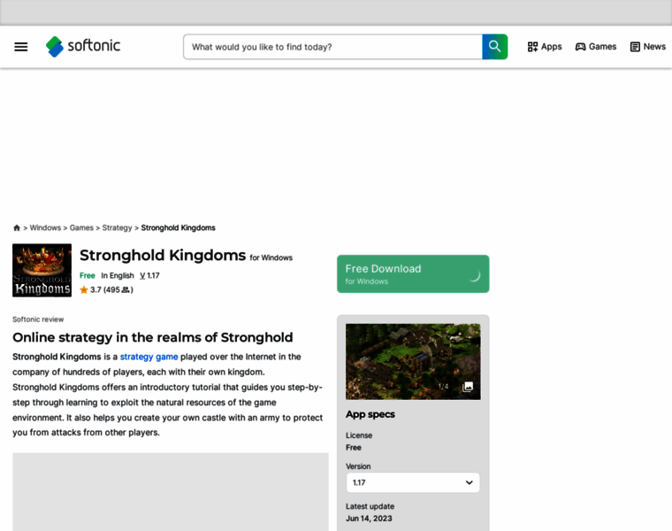 Stronghold-kingdoms.en.softonic.com thumbnail