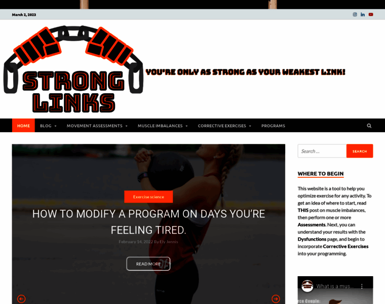 Stronglinksfitness.com thumbnail