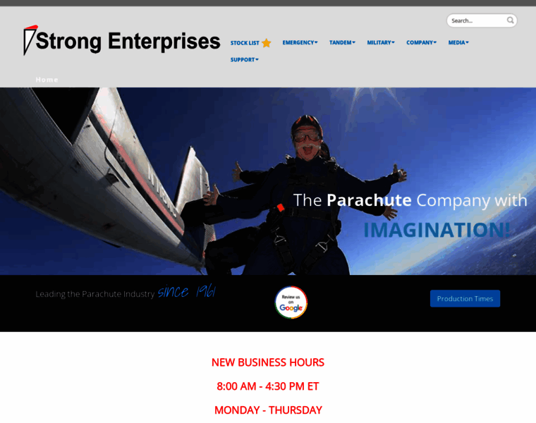 Strongparachutes.com thumbnail