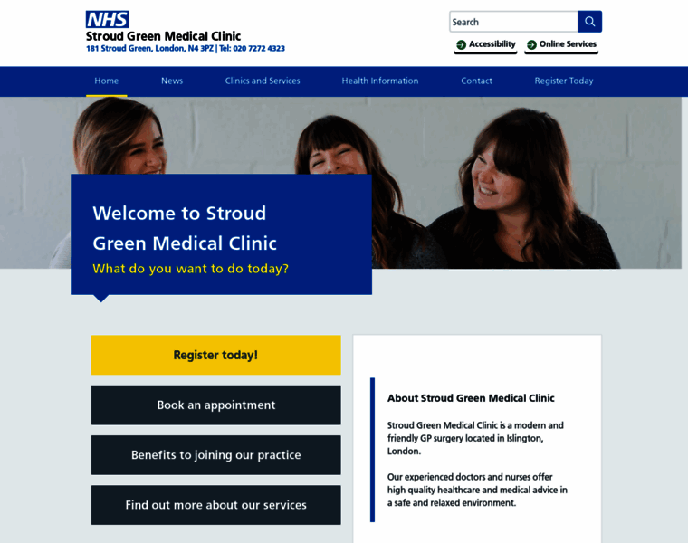 Stroudgreenmedicalclinic.co.uk thumbnail