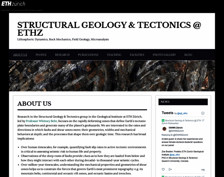 Structuralgeology.ethz.ch thumbnail
