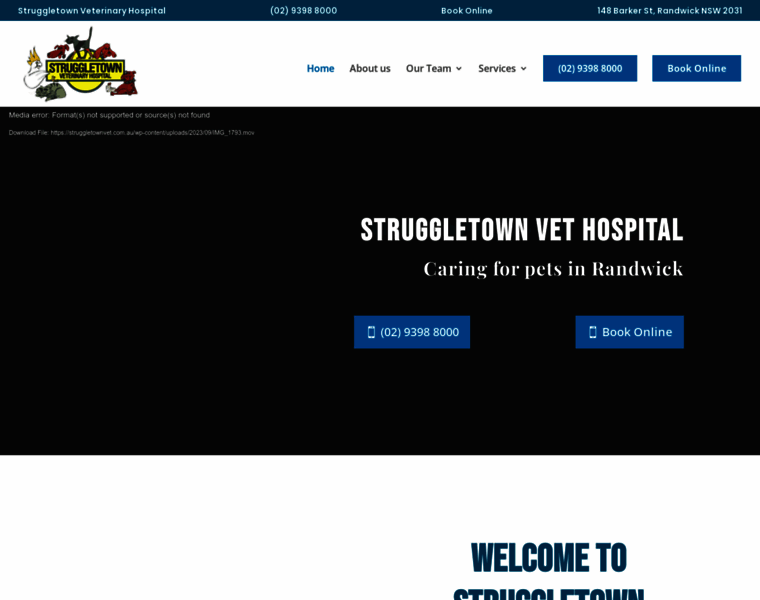 Struggletownvet.com.au thumbnail