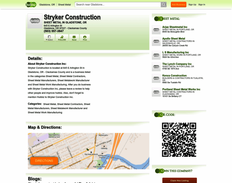 Stryker-construction-inc.hub.biz thumbnail